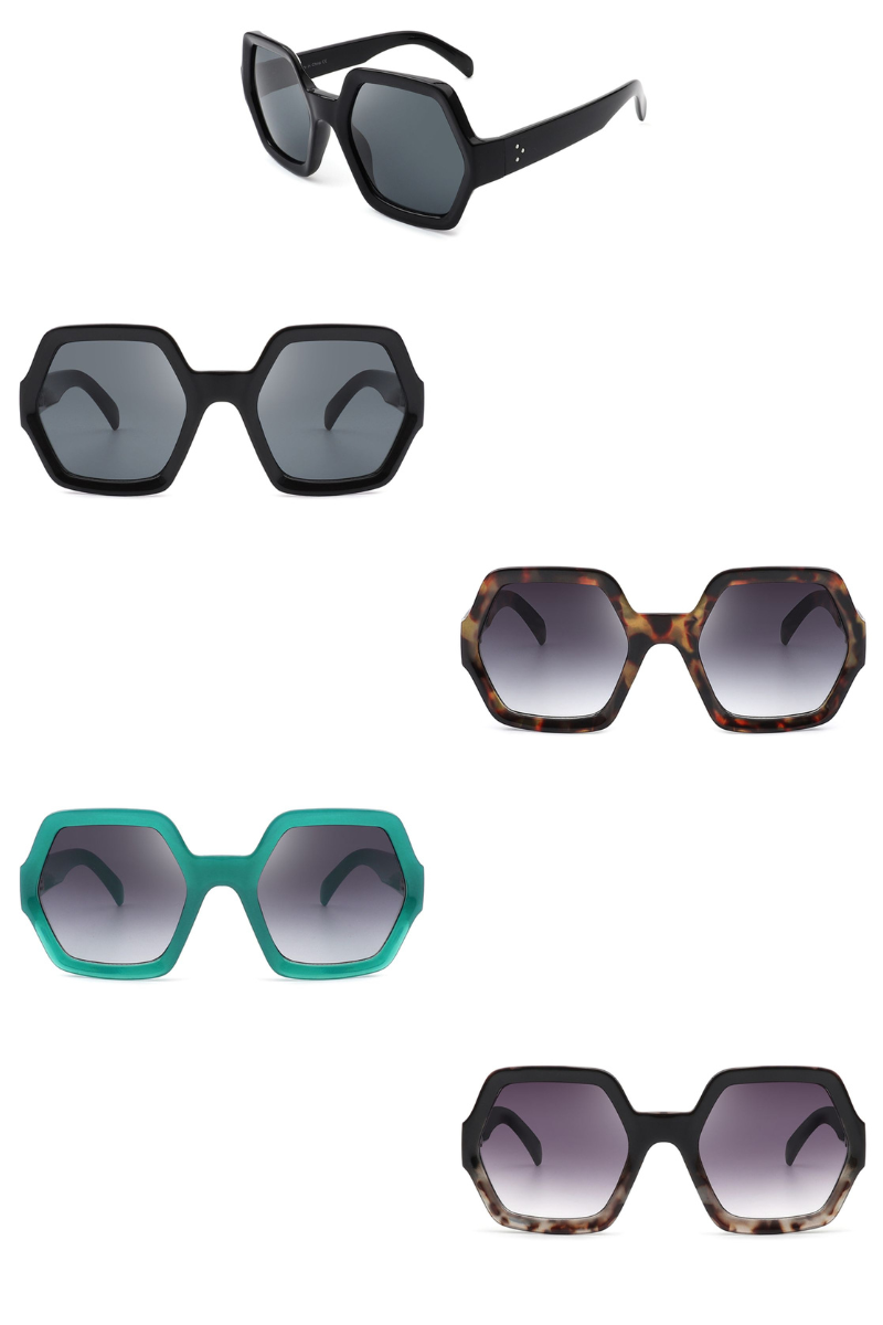 Oversize Geometric Sunnies