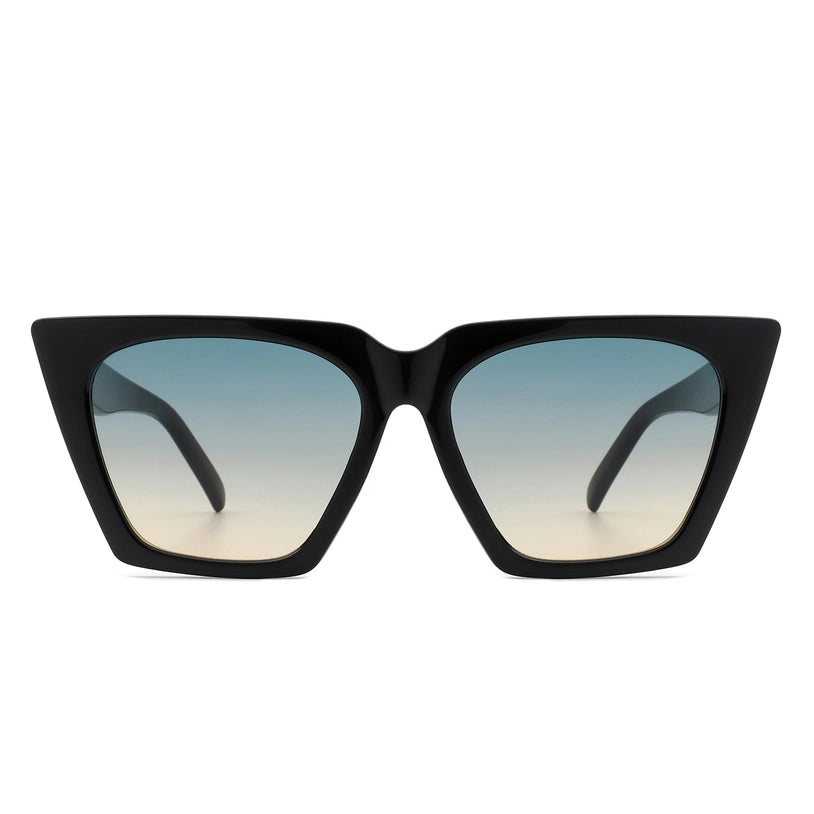 Square Retro Cat Eye Sunglasses