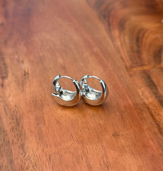 Silver Mini Hoop Earrings