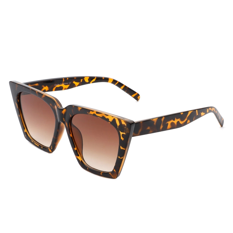 Square Retro Cat Eye Sunglasses